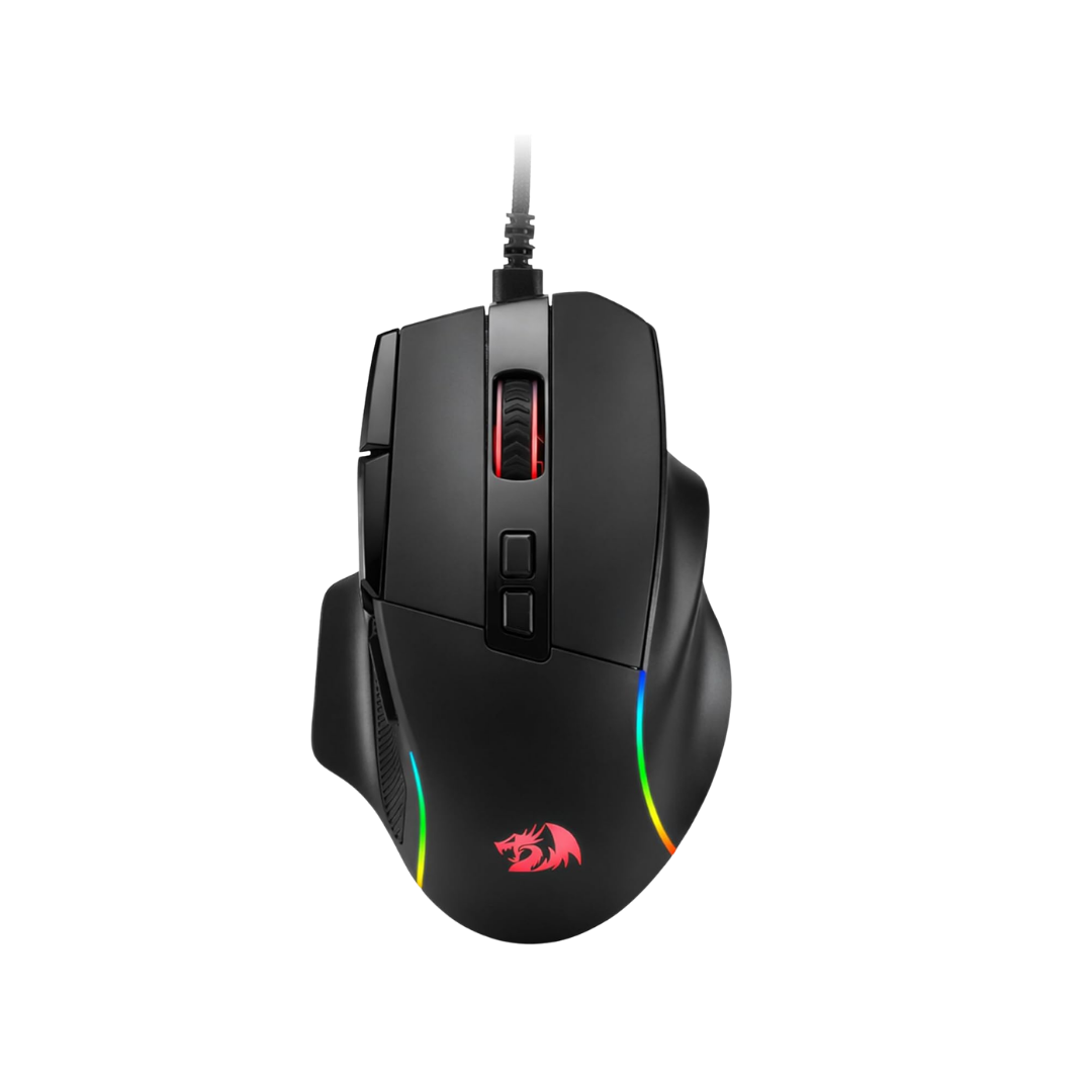 فأرة الألعاب السلكية Redragon M925، فأرة ألعاب بصرية بدقة قصوى 24000 نقطة في البوصة مع 10 أزرار قابلة للبرمجة، تصميم مريح لقبضة طبيعية، يدعم البرنامج التخصيص الذاتي...
