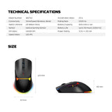 FANTECH WG7V2 CRYPTO II Wireless Gaming Mouse White