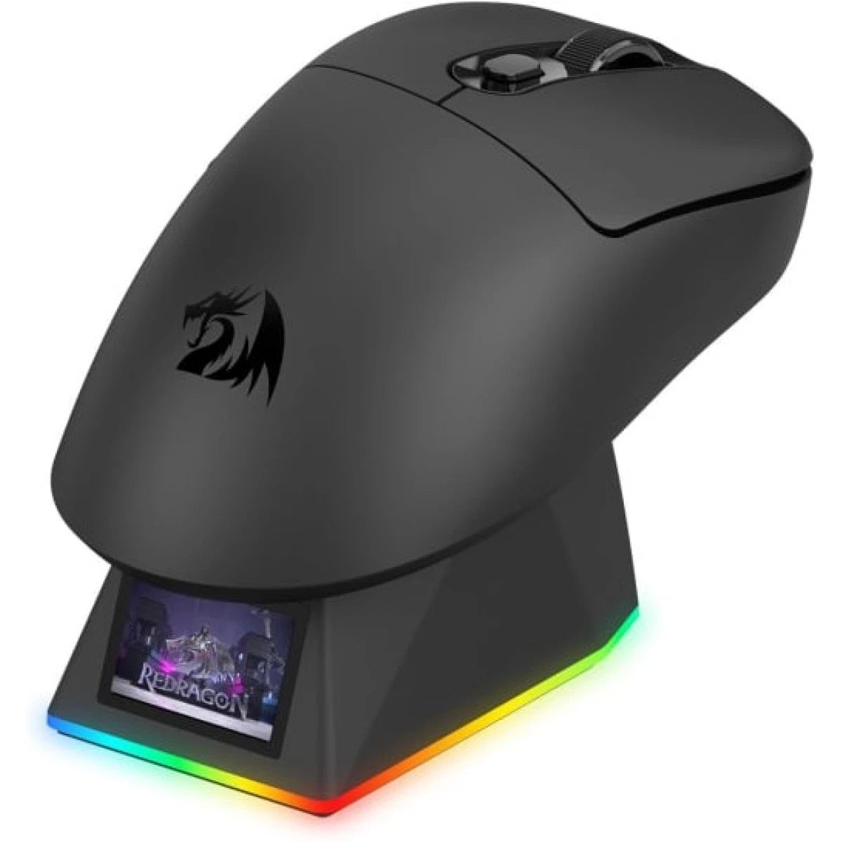 Redragon M998 Ultra Lightweight Wireless Gaming Mouse 3950 Sensor with RGac, Black / 8000 HZ
