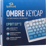 Redragon A134 Gradient Color Ombre Blue KeyCaps 104 Keys Keyboard 20 JOD
