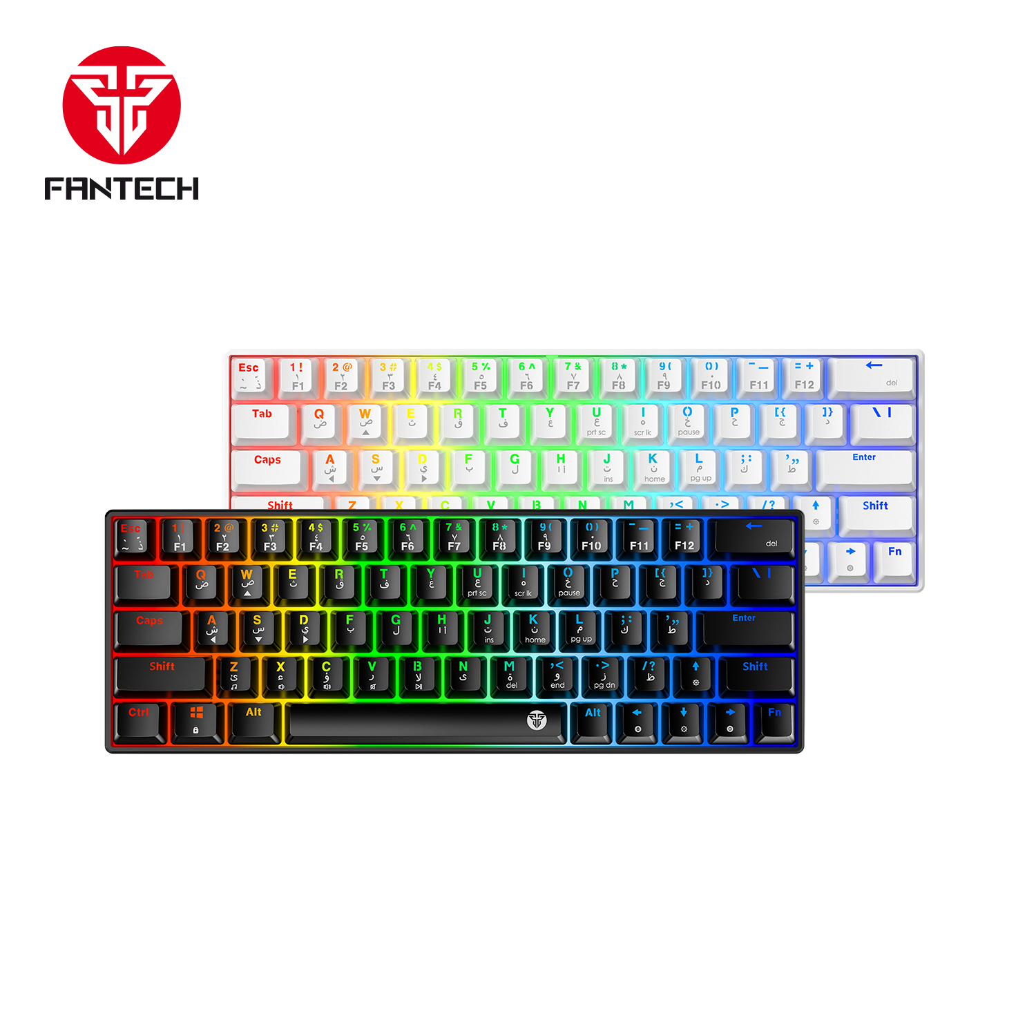 Fantech Atom63 MK859 Mechanical Gaming Keyboard Arabic/English Keyboard 20 JOD