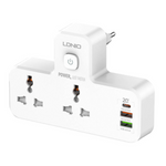 LDNIO SC2311 Power Strip with 2 AC Outlets 2USB USB - C 2500W Cables & Chargers