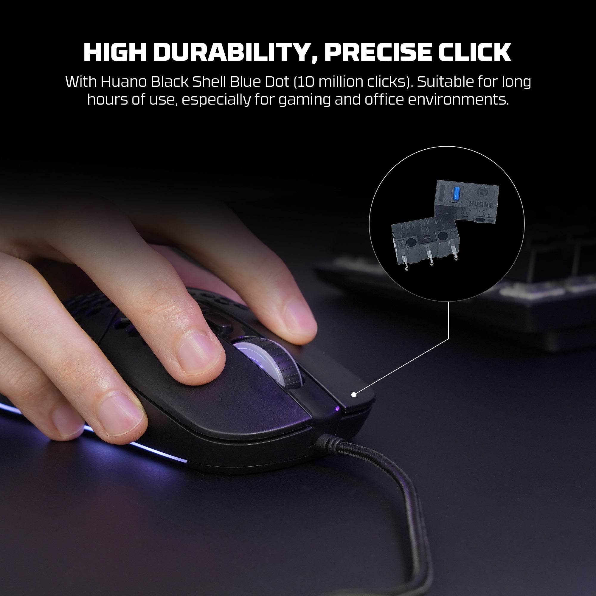 Fantech HERO X18 Gaming Mouse RGB White