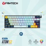 Fantech MK874 V2 Atom 63 Hot swappable Mechanical Keyboard Sky Blue