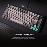Fantech MK913 ATOM PRO83 RGB Bluetooth, Wireless Gaming keyboard Saturn