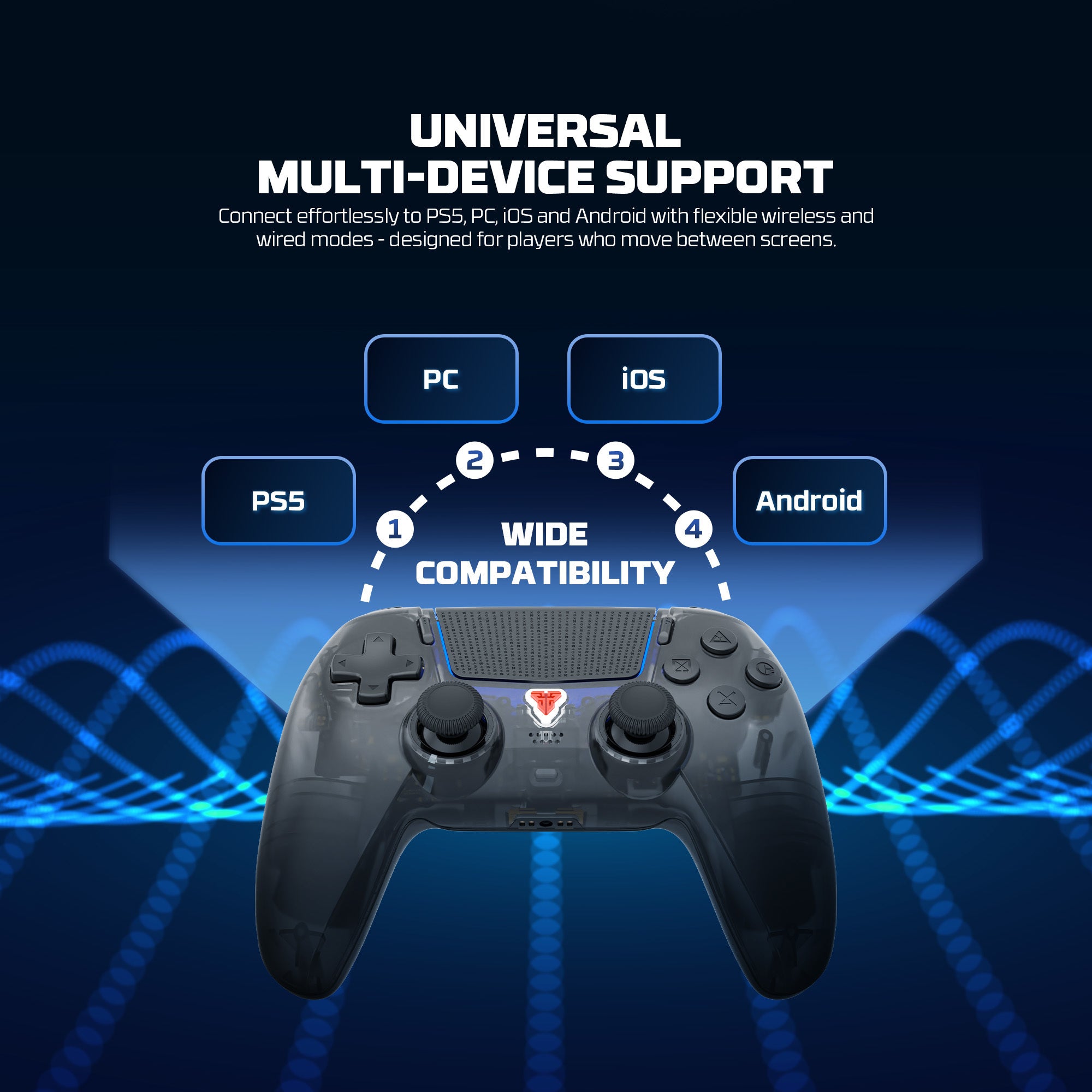 Fantech NOVA II D WGP16D Controller Hall Effect (PS5) NEW