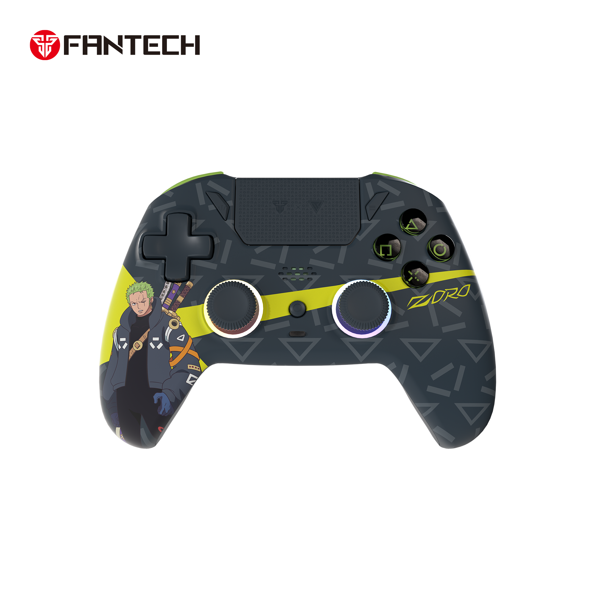 Fantech Nova Pro WGP14 V2 Wireless Gamepad With Hall Effect Joysticks & Triggers Gaming Controller For PS4 PC Switch Android iOS (One Piece)
