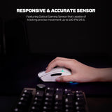 FANTECH WG7V2 CRYPTO II Wireless Gaming Mouse White