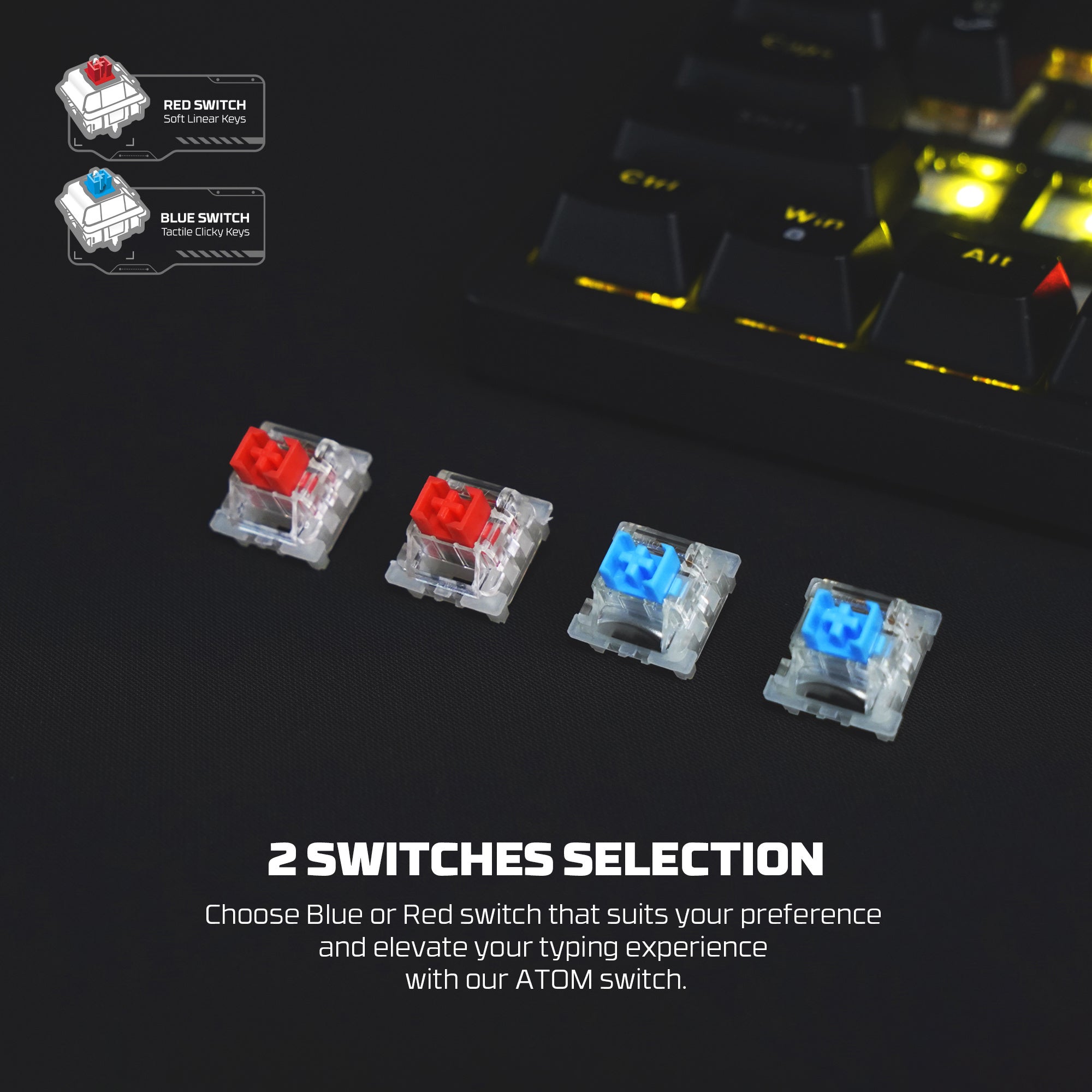 Fantech Hero MK875V2 Gaming Keyboard RGB (PS5 - PS4 - PC)