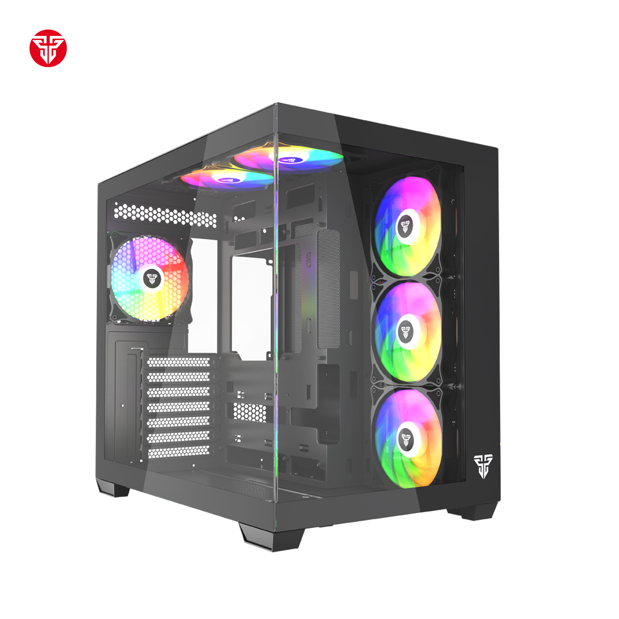Fantech CG85 LUMINA MID Tower Gaming Case - Black