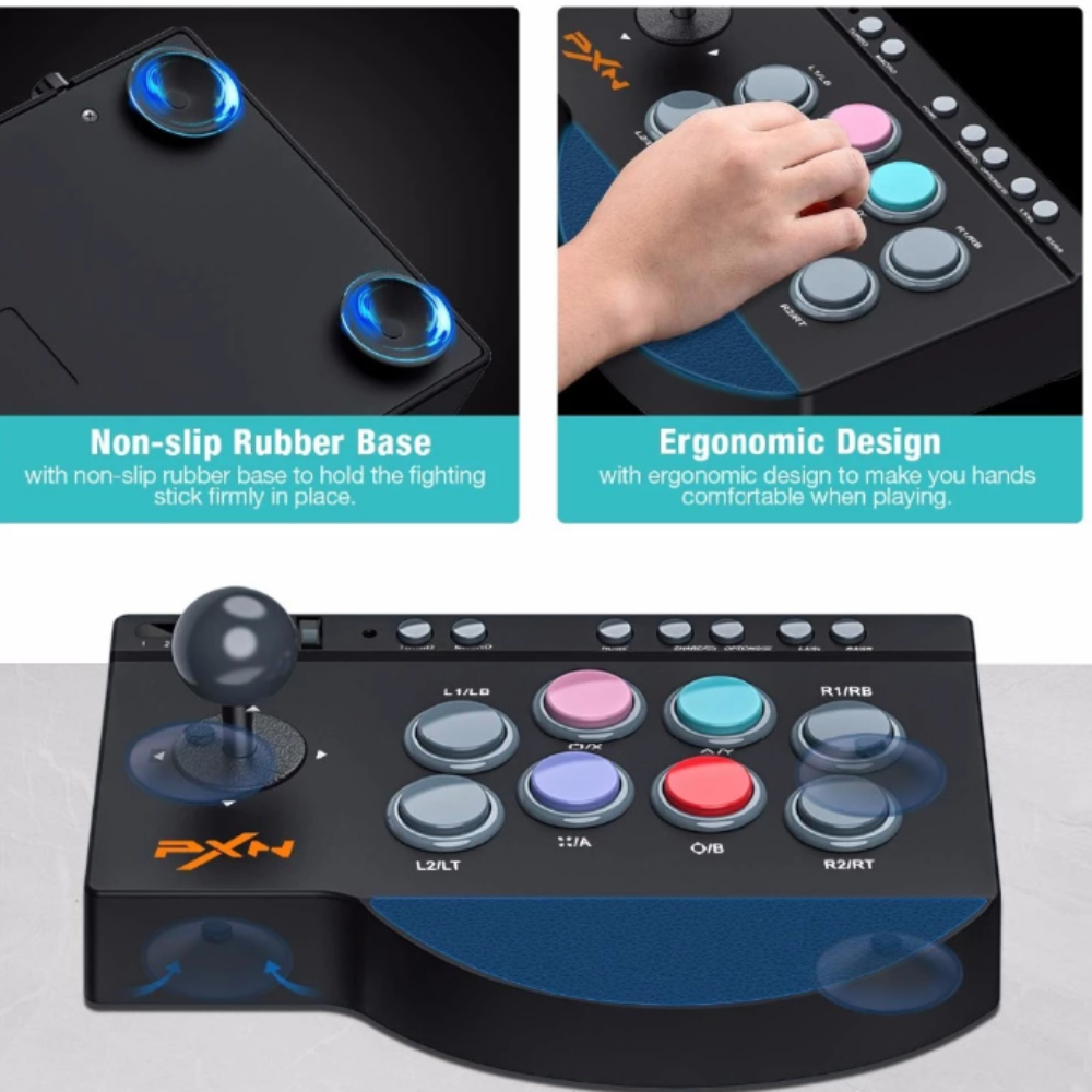 PXN 0082 Arcade Joystick for PC/PS3/PS4/Xbox one/Switch Console 50 JOD