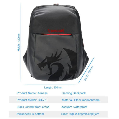 Redragon GB-93 SKYWALKER Travel Laptop Backpack