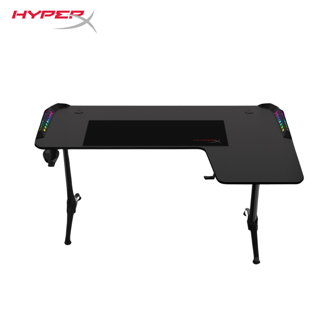 Hyperx Gaming Desk (L) 160*60 cm ( L : 100cm ) RGB LIGHTING Hyperx Gaming Desk (L) 160*60 cm ( L : 100cm ) RGB LIGHTING