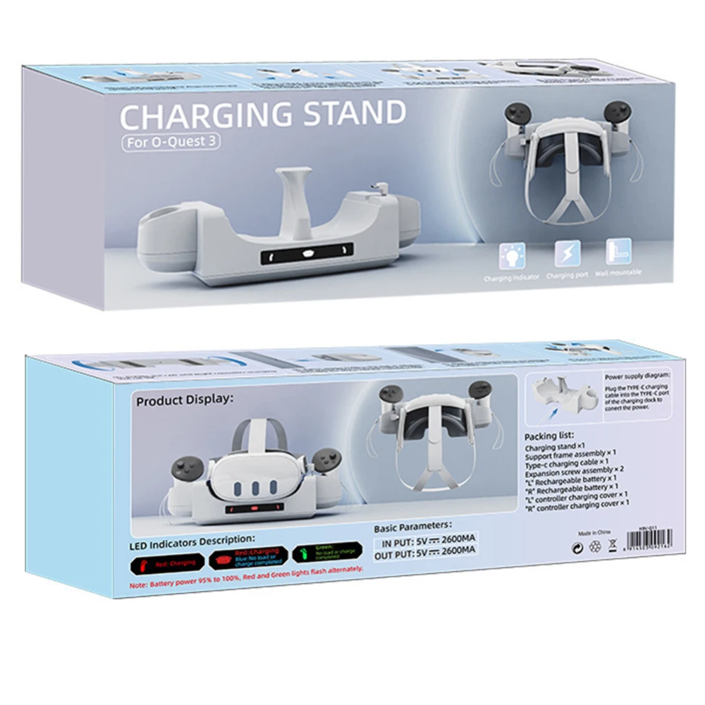 Charging Station VR Sense Headset Controller Charger Display Stand Console 25