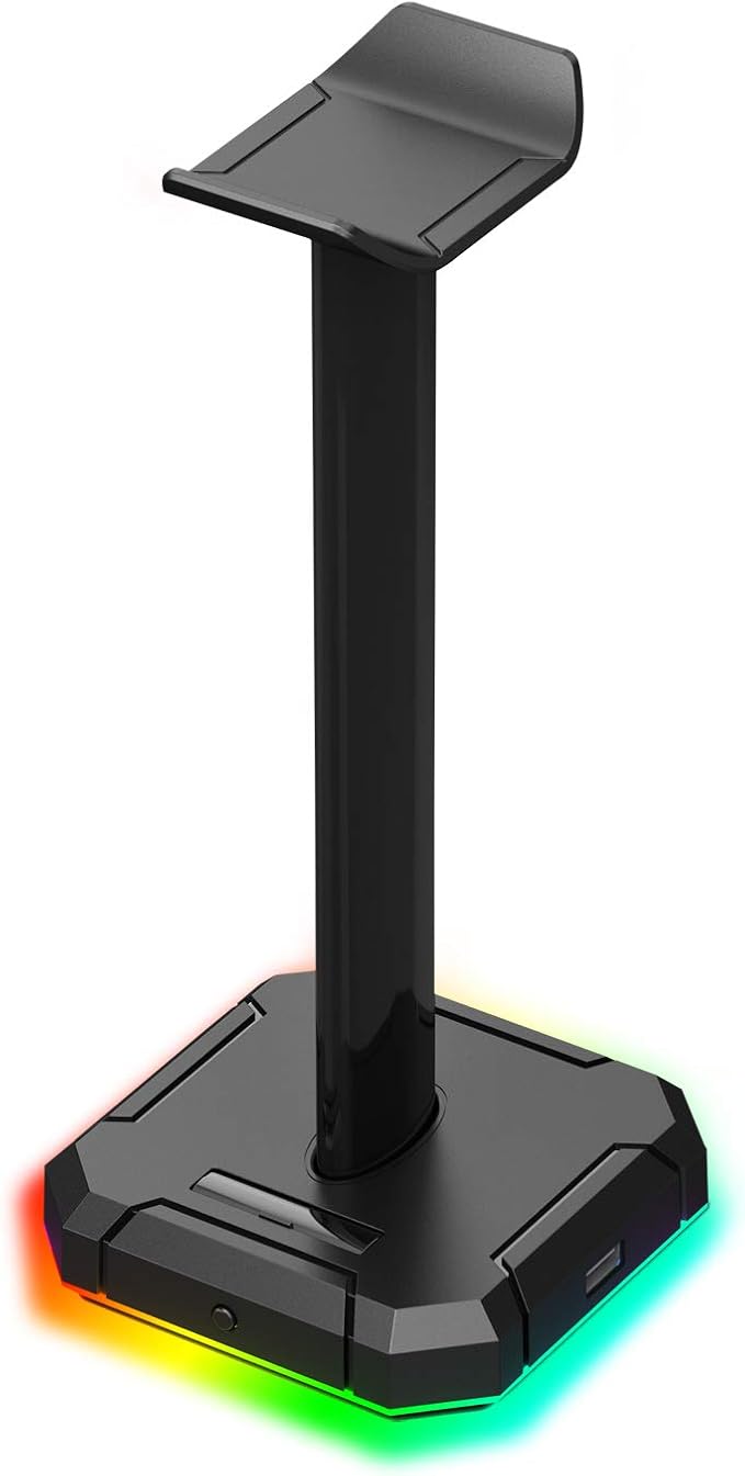 Redragon HA300 Scepter Pro Headset Stand, RGB Backlit Gaming Headphone Stand Redragon HA300 Scepter Pro Headset Stand, RGB Backlit Gaming Headphone Stand