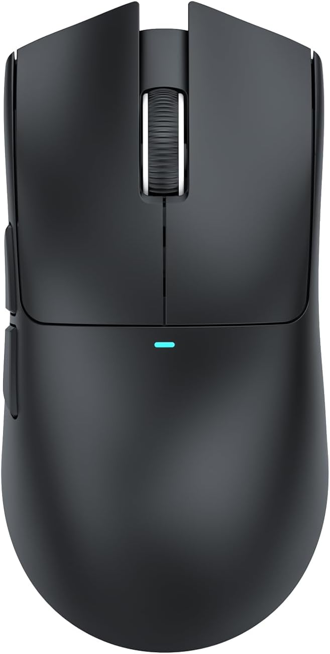 ATTACK SHARK X11 Lightweight Wireless Gaming Mouse with RGB Charging Dock,Tri-Mode-2.4G/USB-C Wired/BT,22K DPI,PAW3311 Optical Sensor,HUYU Switch, 5 programmable Buttons for PC/Mac(Black)