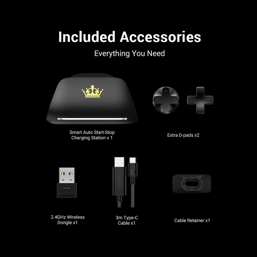 GameSir G7 Pro 8K PC Wireless Gaming Controller,Gen 2 TMR Sticks,Windows | Hall Effect Triggers, 4 Programmable Buttons, Charging Dock, Esports Controller for FPS & Competitive Gaming-Royal2 Edition