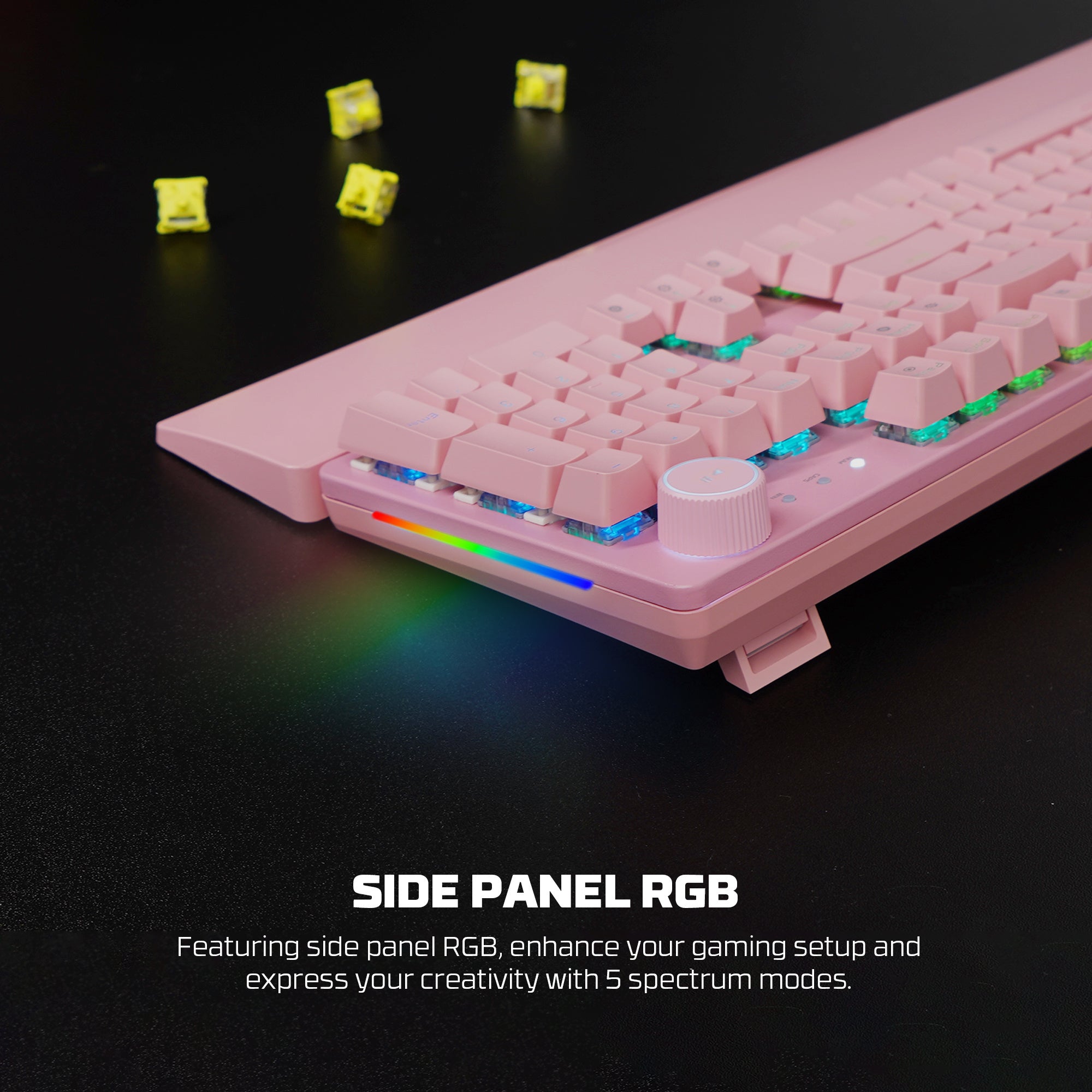 FANTECH MK894 MAXPOWER II Mechanical Gaming Keyboard ,Pink