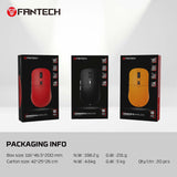 FANTECH KANATA S WG9S WIRELESS GAMING MOUSE - YELLOW