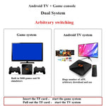 Retro Classic Gamebox 2.4G Wireless Dual System android 9.1 Game Stick Console