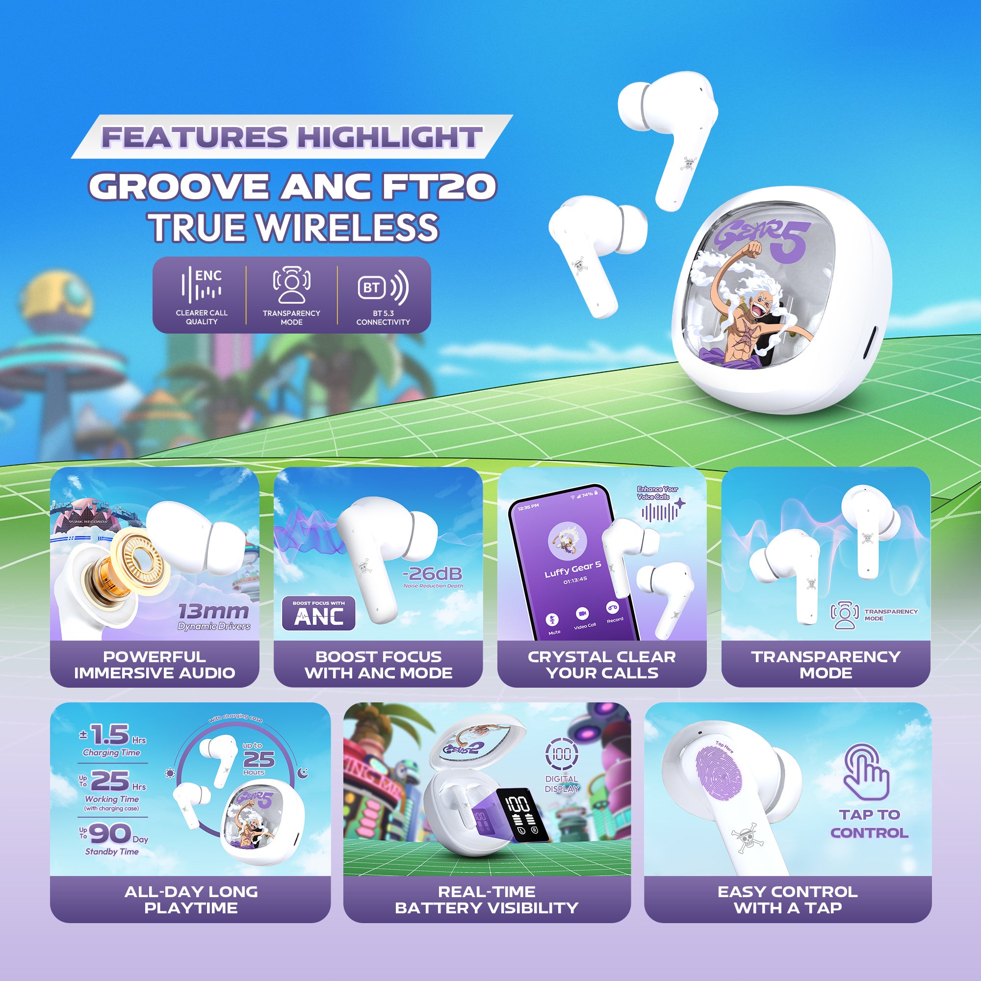 Fantech & One Piece - Gaming Combo (GEAR5)