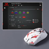 Redragon M916AK PRO 3-Mode Anime Gaming Mouse, 42G Ultra-Light 26K DPI Gaming Mouse w/Ergonomic Natural Grip Build, Full Programmable Buttons, Software Supports DIY Keybinds & DPI