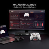 GameSir Cyclone 2 Wireless Controller - 1000Hz Polling Rate, TMR Joysticks, Hall/Micro 2-in-1 Triggers for PC/Switch/Android/iOS, PC Gaming Controller with Charging Dock (Black)