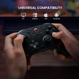GameSir Cyclone 2 Wireless Controller - 1000Hz Polling Rate, TMR Joysticks, Hall/Micro 2-in-1 Triggers for PC/Switch/Android/iOS, PC Gaming Controller with Charging Dock (Black)