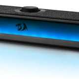 Redragon GS515 RGB Desktop Soundbar, 2.0 Channel Stereo Computer Speakers for Desktop with Bluetooth 5.3, USB-C/USB Powered, Black