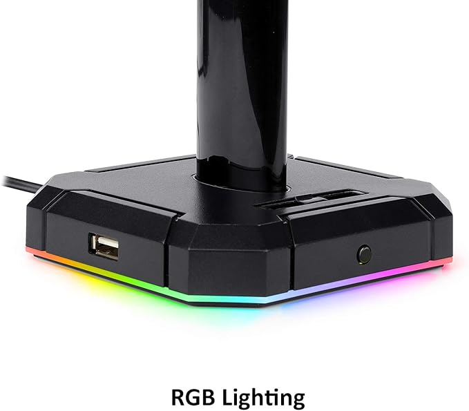 Redragon HA300 Scepter Pro Headset Stand, RGB Backlit Gaming Headphone Stand Redragon HA300 Scepter Pro Headset Stand, RGB Backlit Gaming Headphone Stand