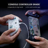 GameSir G8 Plus Bluetooth Mobile Game Controller for Switch & iOS & Android & Tablets, Wireless Gamepad with Hall Effect