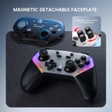 GameSir Super Nova Wireless Gaming Controller for PC/Switch/iOS/Android, 1000Hz Polling Rate, Hall Effect Stick & Trigger, Rubberized Grips, RGB Lighting, 1000mAh with Charging Dock
