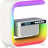 Multifunctional Alarm Clock Wireless Mobile Phone Wireless Charging RGB Cables