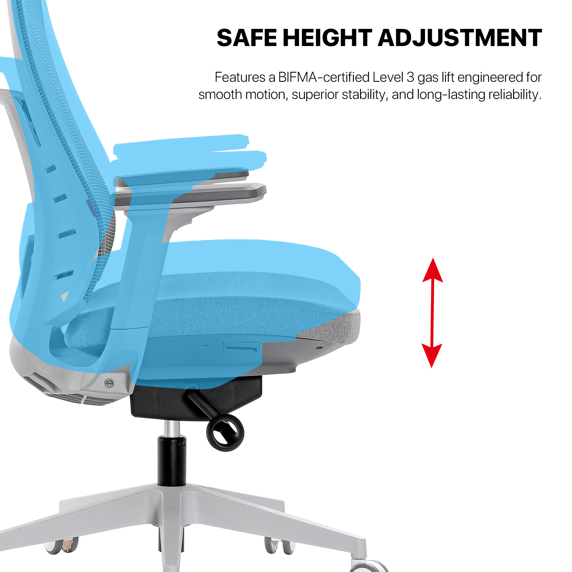 FANTECH OC1 Ergonomic Office Chair Black