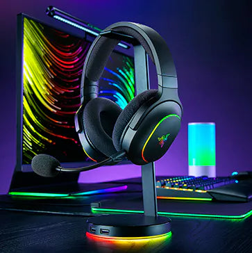 Redragon H610 Wireless Gaming Headset for PC, Mac, NS, Phone - BT 5.3 with ANC Noise Cancellation, 40H Battery, Lightweight, Over-Ear Headphones with Built-in Mic, Black