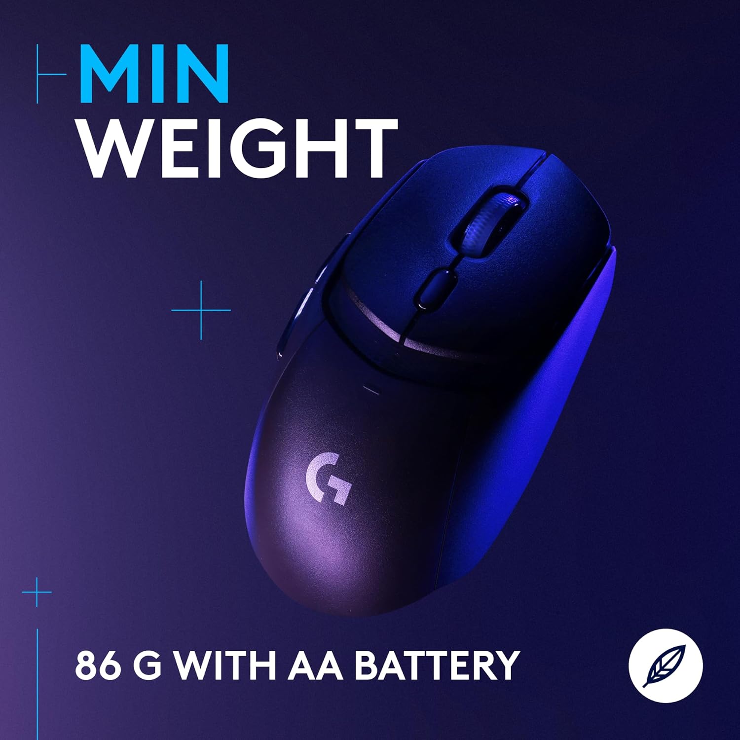 Logitech G309 Lightspeed Wireless Gaming Mouse, Lightweight, LIGHTFORCE Hybrid Switches, Hero 25K Sensor, 300+ Hour Battery Life with AA Battery, 6 Programmable Buttons, PC & Mac - Black