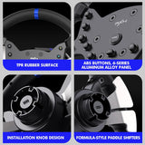 PXN V99 Gaming Racing Wheel, Driving Force Feedback Steering Wheel with Pedals and Shifter