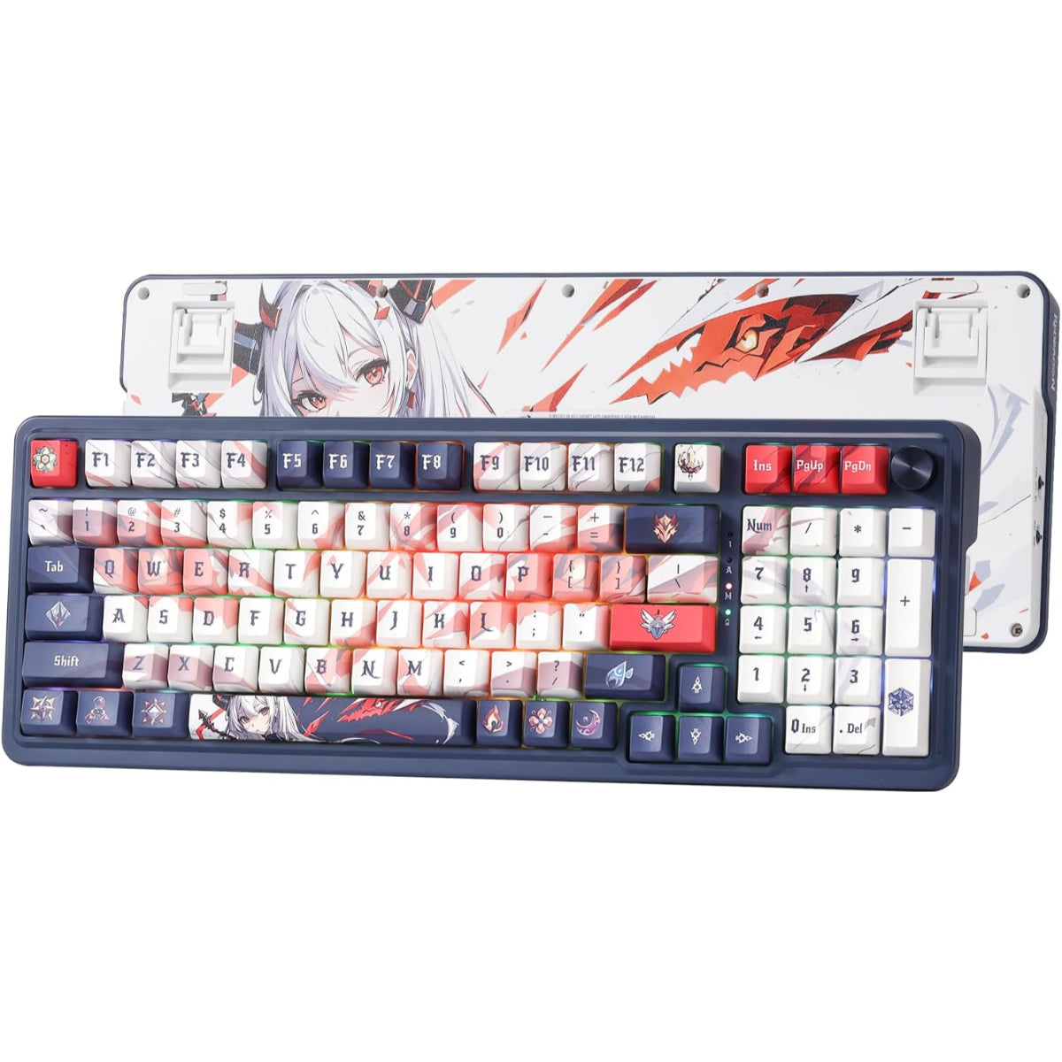 Eisa K686 Pro Se Keyboard &amp; K1NG M916 Pro (1K Hz) Mouse Anime Combo &amp; Mousepad 90-40
