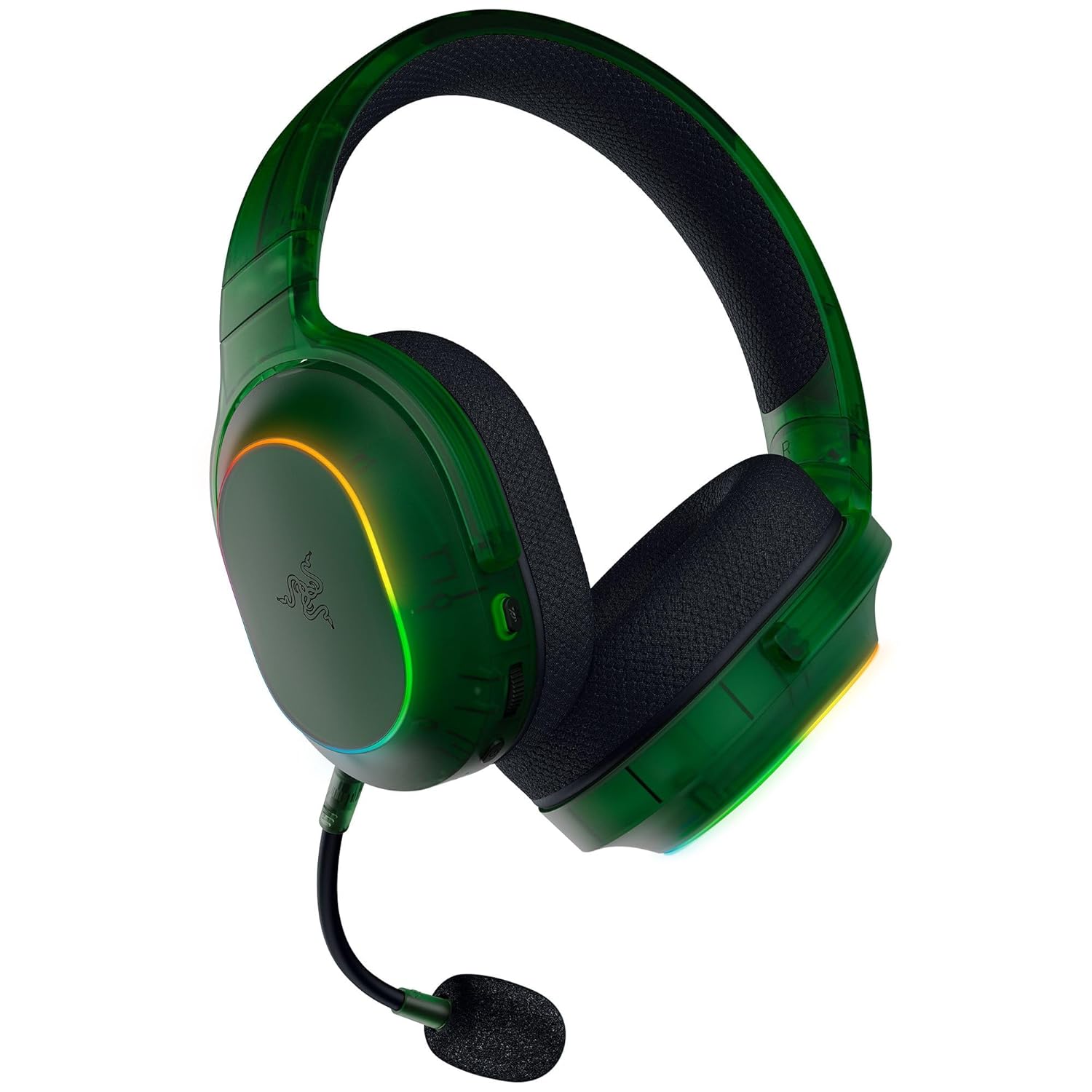 Razer Barracuda X Chroma Wireless Gaming Headset: 2.4GHz Wireless & Bluetooth - Lightweight - RGB - 40mm Drivers - Cardioid Mic - 70 Hr Battery - For PC, Mac, PS5, Switch 2, Smartphone - Phantom Green