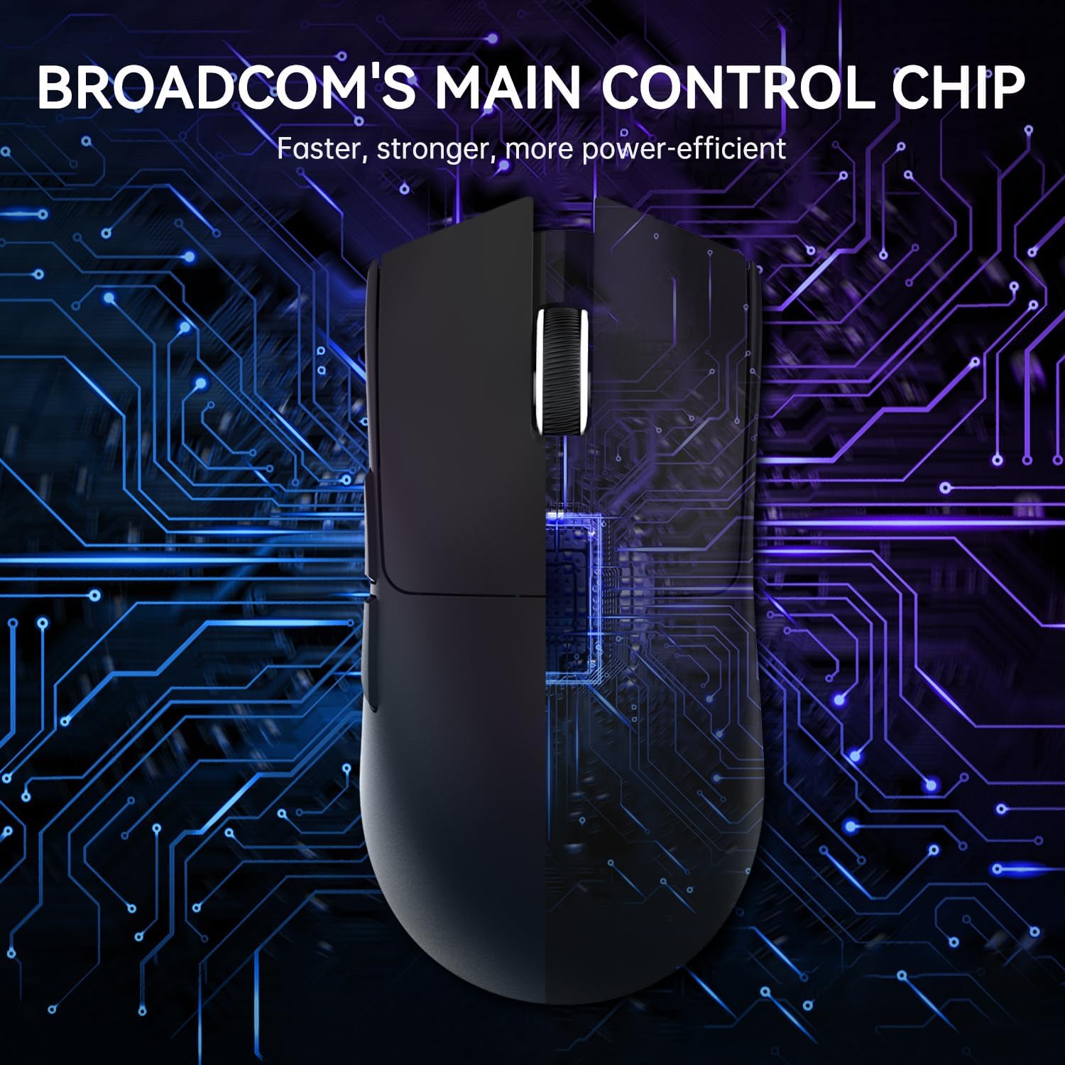 ATTACK SHARK X11 Lightweight Wireless Gaming Mouse with RGB Charging Dock,Tri-Mode-2.4G/USB-C Wired/BT,22K DPI,PAW3311 Optical Sensor,HUYU Switch, 5 programmable Buttons for PC/Mac(Black)
