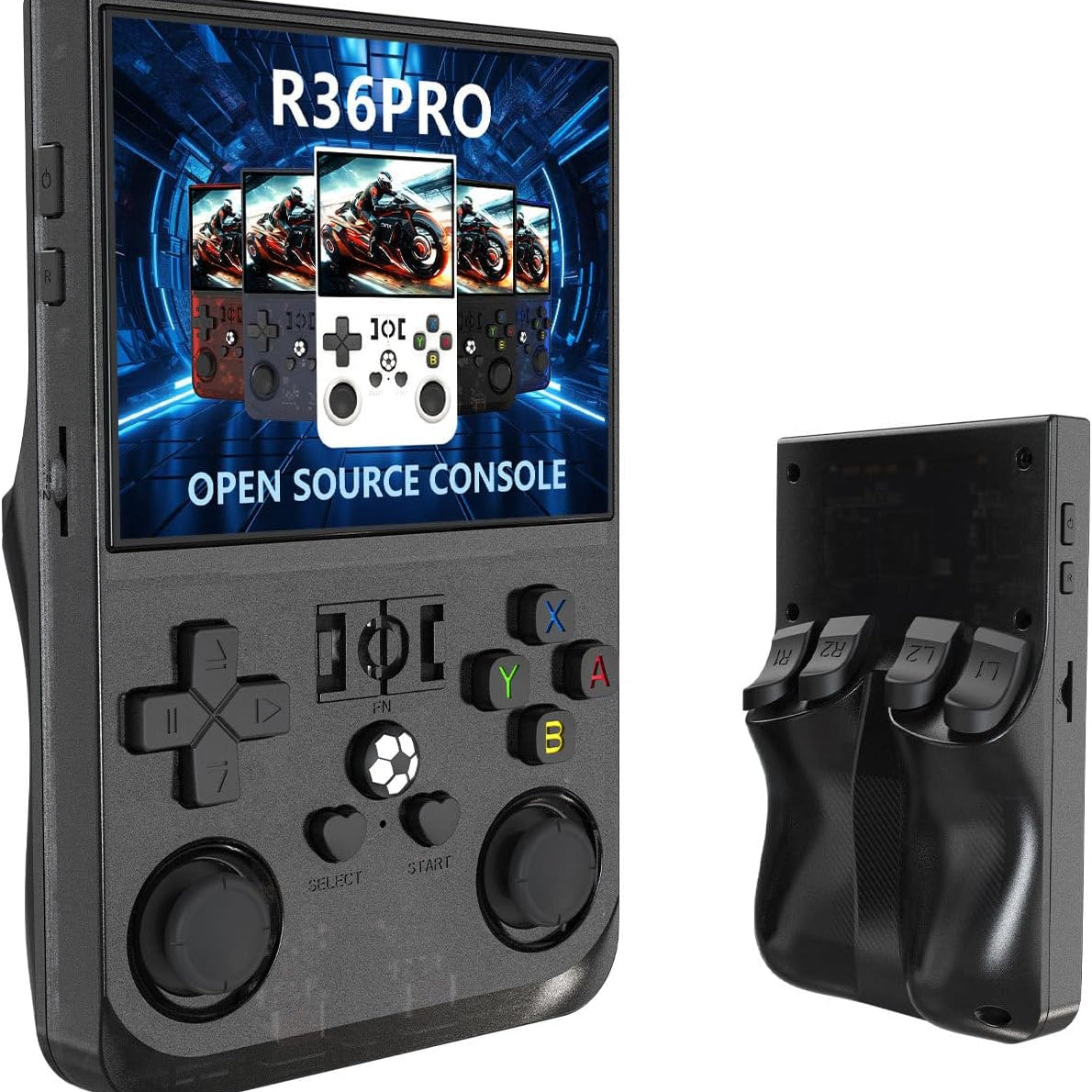 2025 R36 Pro 3.5inch IPS 128GB 18000+ Games Video Handheld Game Players 4000mAh OS Linux System Hand Retro Game Console R36s Pro