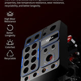 PXN CB1 Racing Button Box PC USB Simulation Racing Instrument Center Control Button Box Multi-function 30 Programmable Buttons for PC/V9 gen2, Adjustable RGB Lighting, For Truck ETS2 Hub Sim racing