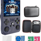 2025 R36 Pro 3.5inch IPS 128GB 18000+ Games Video Handheld Game Players 4000mAh OS Linux System Hand Retro Game Console R36s Pro