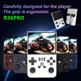 2025 R36 Pro 3.5inch IPS 128GB 18000+ Games Video Handheld Game Players 4000mAh OS Linux System Hand Retro Game Console R36s Pro