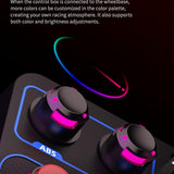 PXN CB1 Racing Button Box PC USB Simulation Racing Instrument Center Control Button Box Multi-function 30 Programmable Buttons for PC/V9 gen2, Adjustable RGB Lighting, For Truck ETS2 Hub Sim racing
