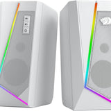 سماعات سطح المكتب Redragon GS520 RGB باللون الأبيض