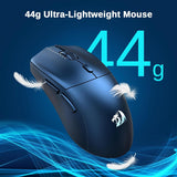 Redragon Gaming Mouse, 44G Ultra-Light 8K Polling Rate 26000 DPI Mouse, Full Programmable Buttons, Software Supports DIY Keybinds & Adjustable DPI, M815