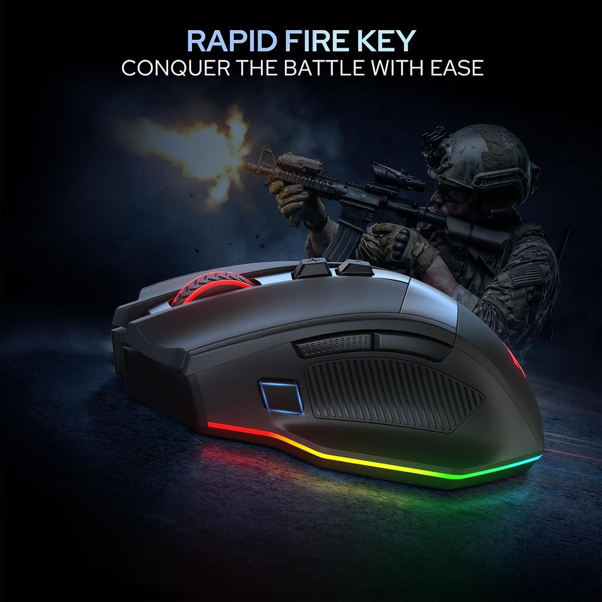 Redragon M923 Wired RGB Optical Gaming Mouse 24K DPI Remapping Keys | Stable Lag-Free Connection, Smooth Precise Tracking, Custom Macro Keybinds, Vibing Backlight, Ergonomic Grip Body Comfort Redragon M923 Wired RGB Optical Gaming Mouse 24K DPI Remapping Keys | Stable Lag-Free Connection, Smooth Precise Tracking, Custom Macro Keybinds, Vibing Backlight, Ergonomic Grip Body Comfort