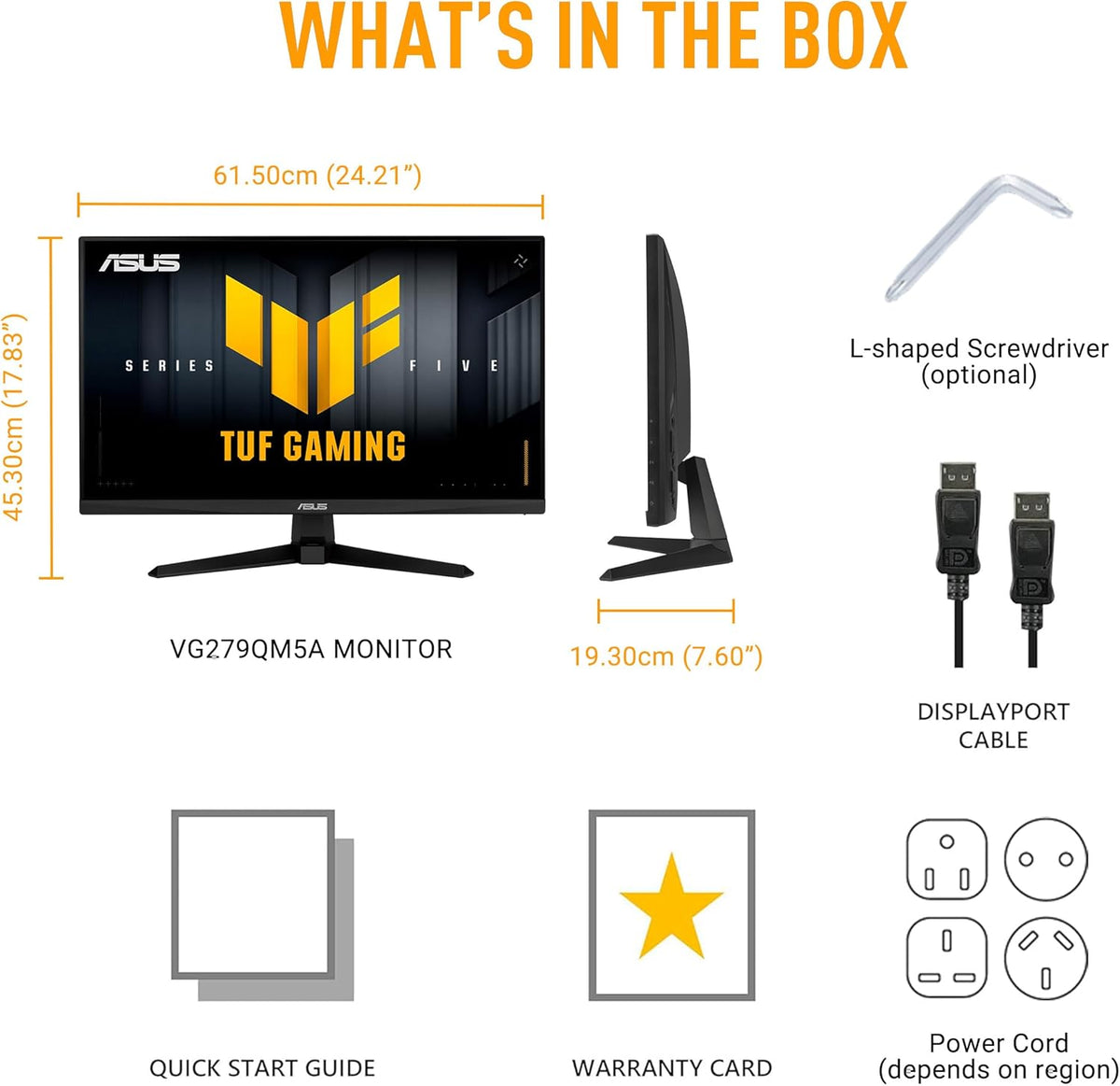 ASUS TUF Gaming VG279QM5A 27 Inch Full HD Fast IPS Gaming Monitor | 240 Hz, ELMB Sync, 0.3ms, 99% sRGB, Gaming AI, G-SYNC Compatible, DisplayWidget Center ASUS TUF Gaming VG279QM5A 27 Inch Full HD Fast IPS Gaming Monitor | 240 Hz, ELMB Sync, 0.3ms, 99% sRGB, Gaming AI, G-SYNC Compatible, DisplayWidget Center