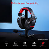 Redragon H376 Aurora Wired Gaming Headset, 7.1 Surround Sound Over-Ear Headphone w/40 MM Audio Drivers, Advanced EQ Mode, 240g Lightweight, Cozy Memory Foam Pads, USB Powered for PC/PS4/NS - Black